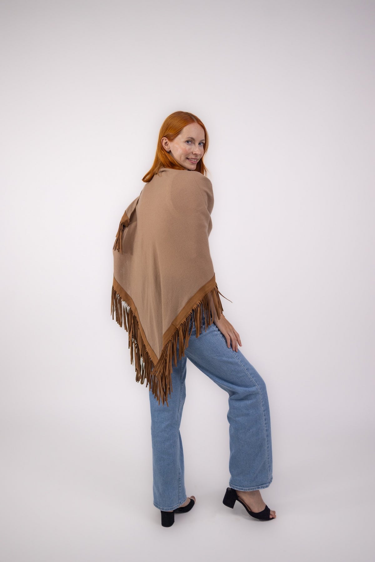 Glamorous Wrap with Fringes