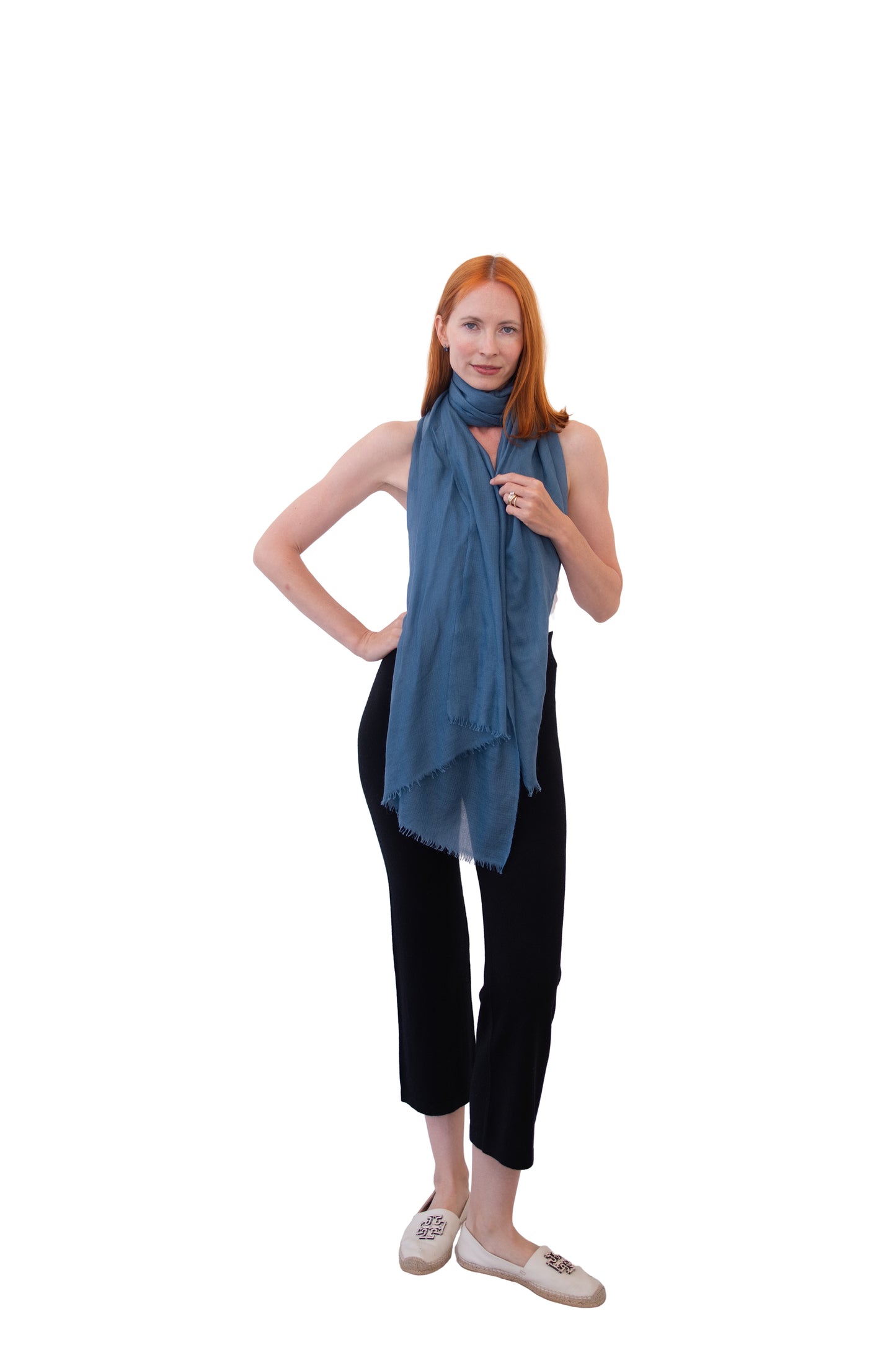 Diamond Glow Scarf/Wrap_Ocean Blue