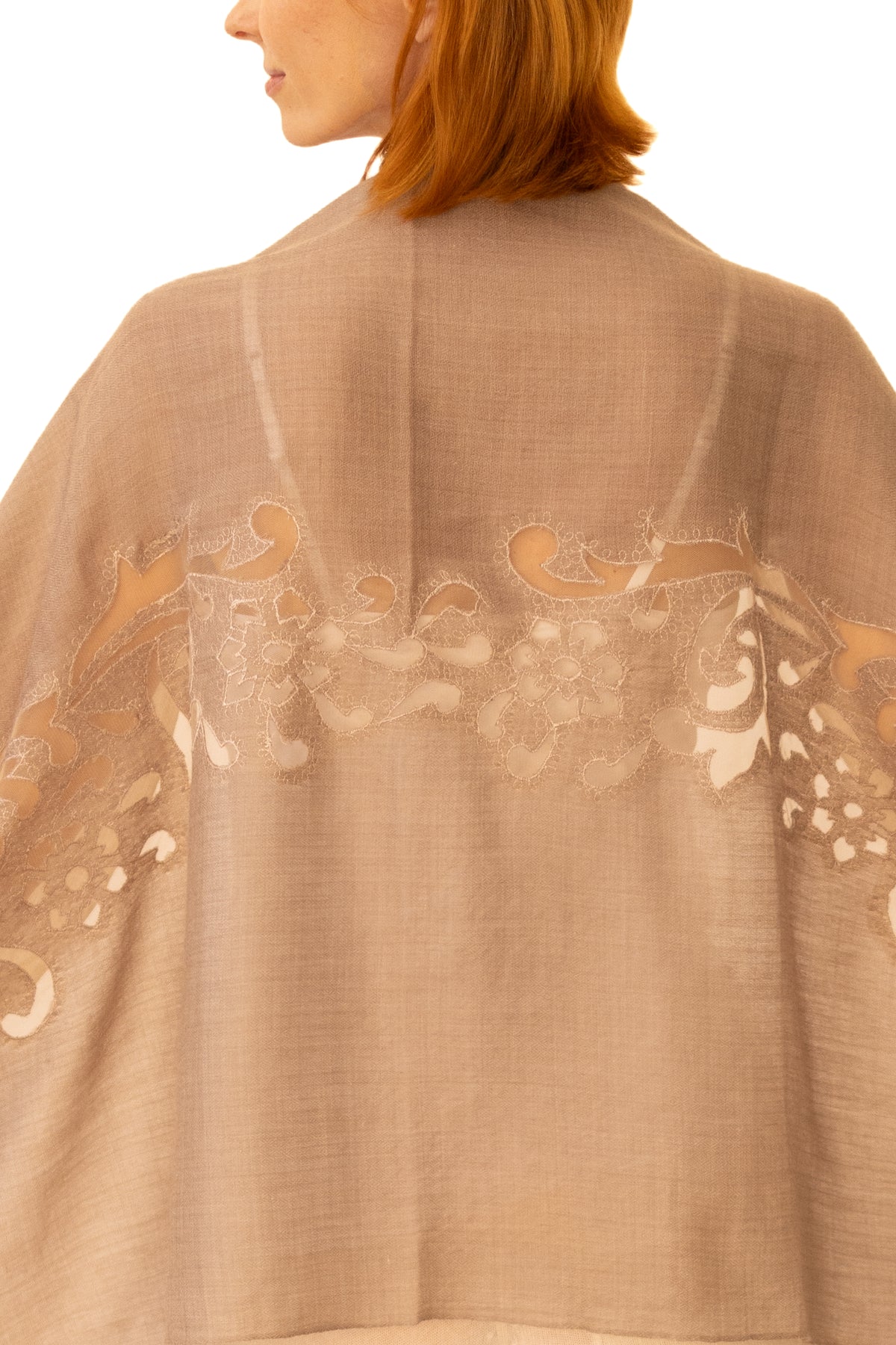 Embroider Cashmere Shawl