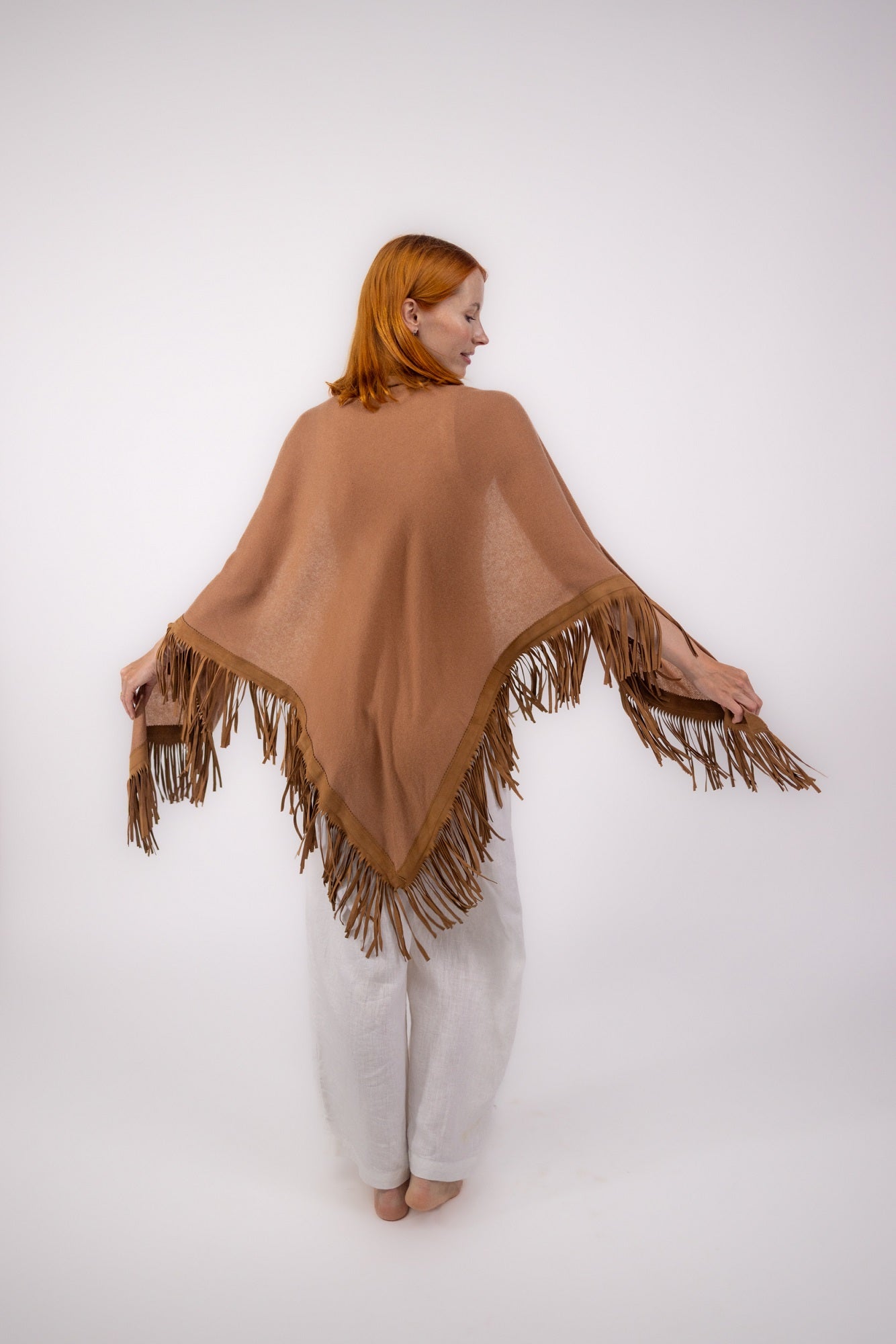 Glamorous Wrap with Fringes