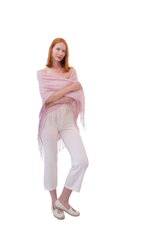 Fun Triangle Wrap with Fringes
