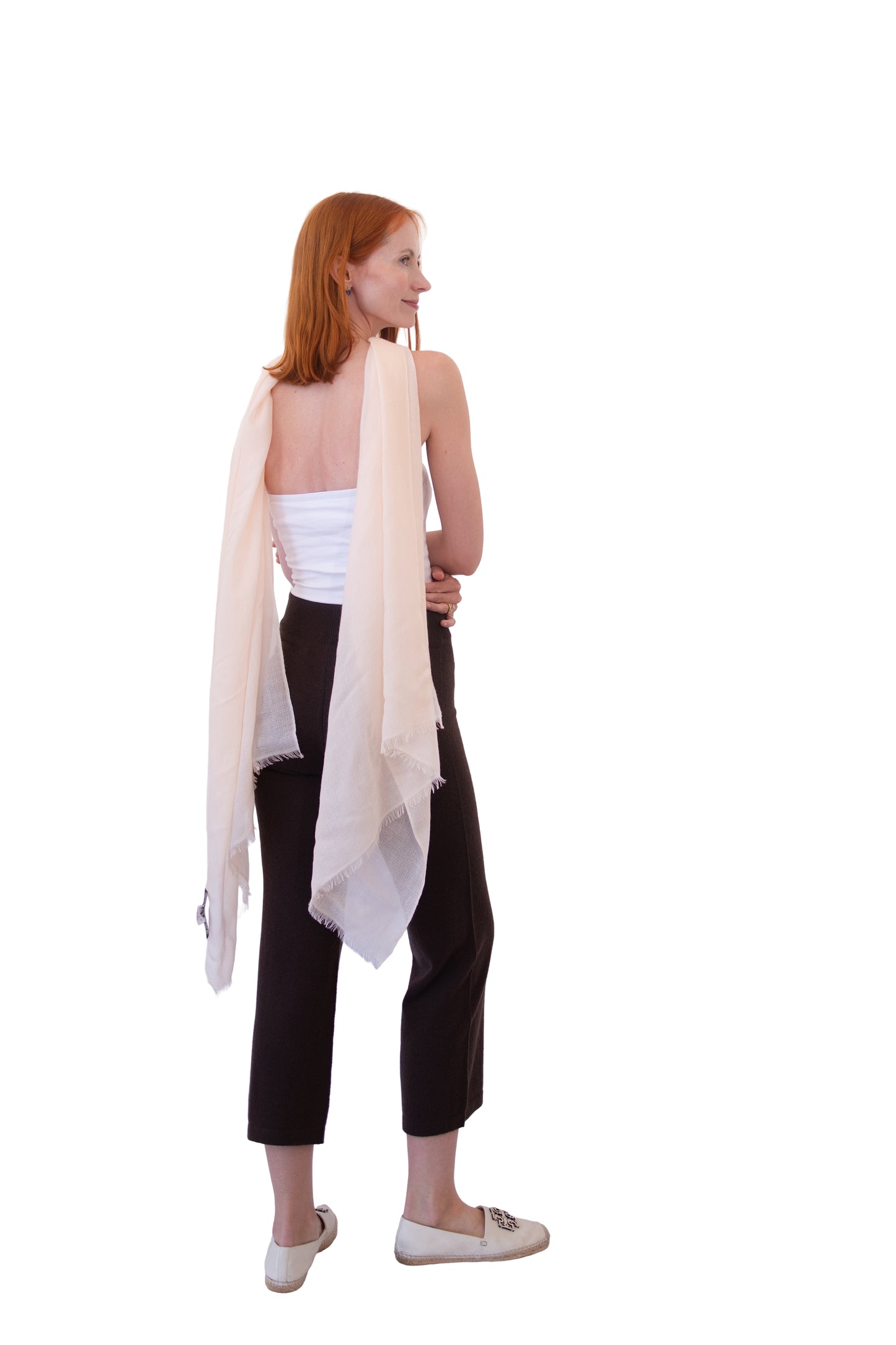 Diamond Glow Scarf/Wrap-Melon