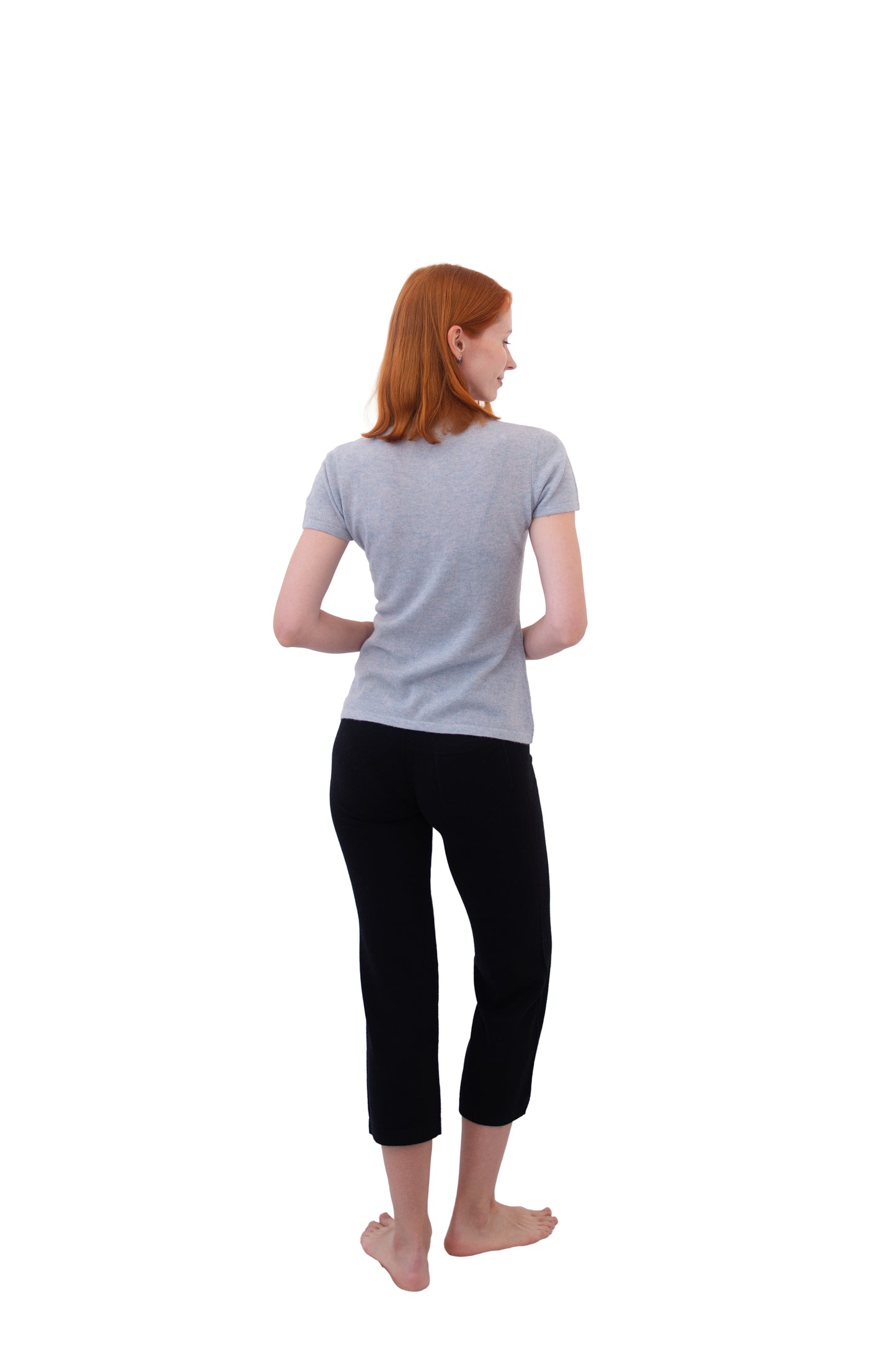 Cashmere/Cotton short sleeve Cardigan