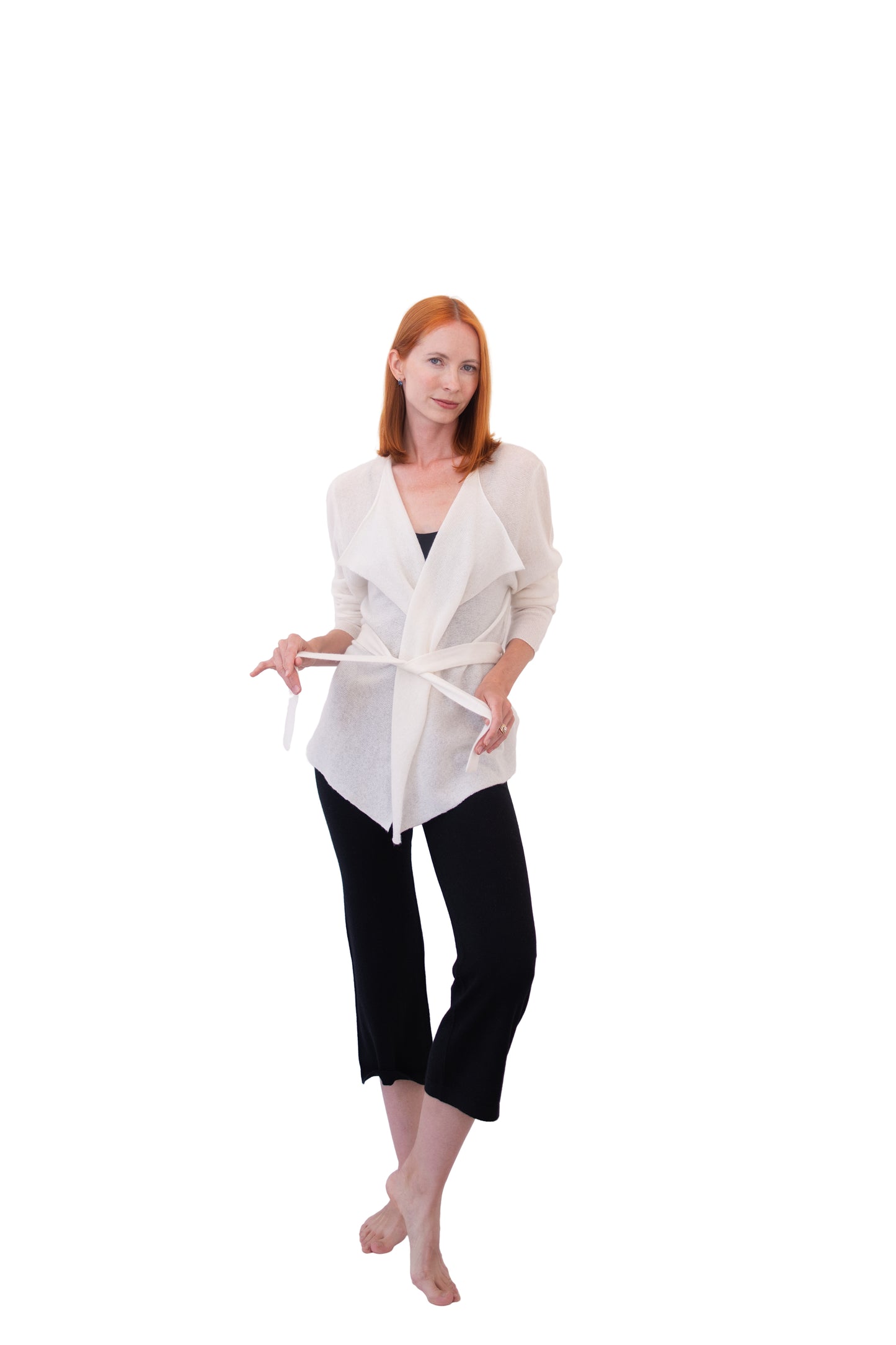 Contemporary Cardigan White
