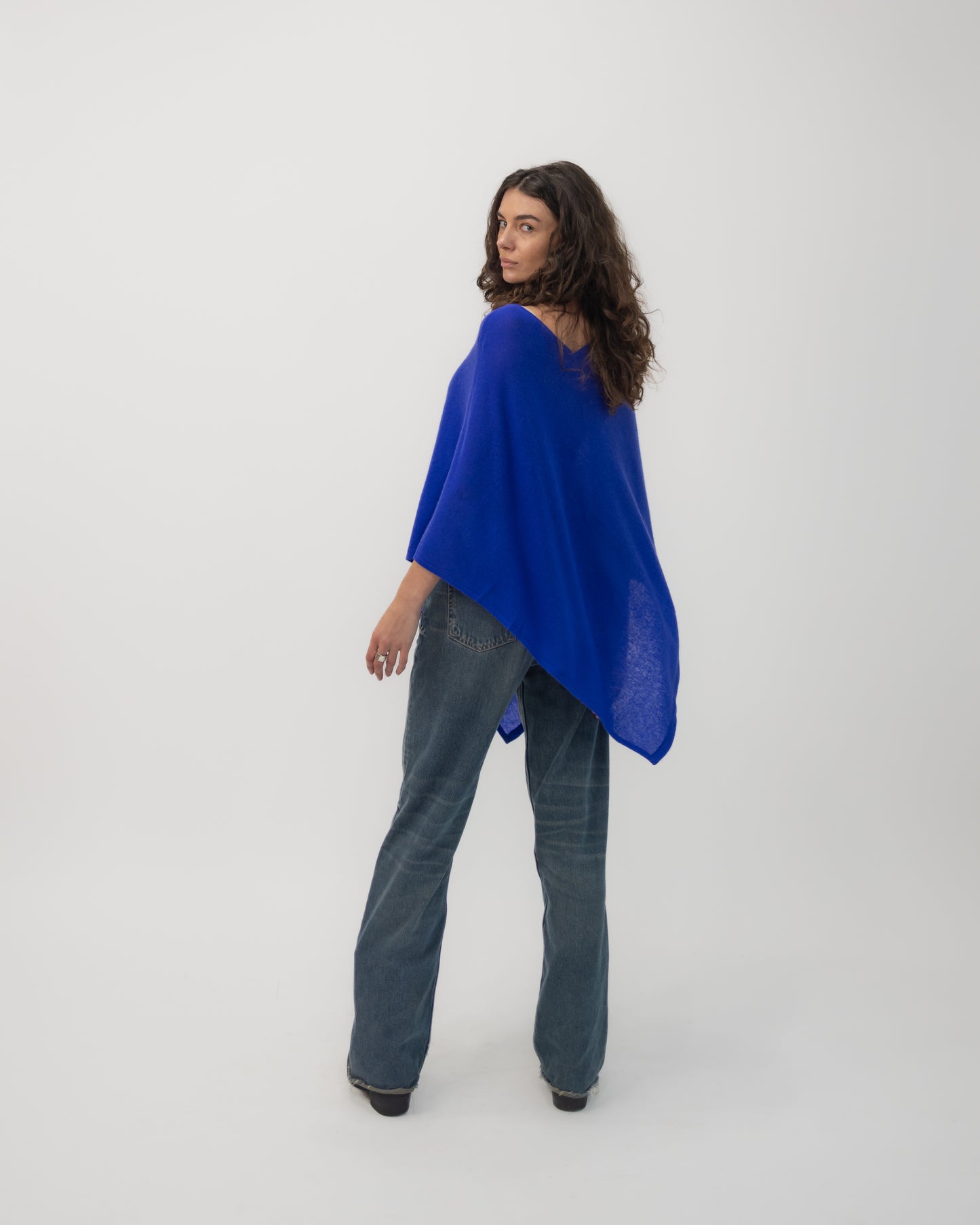 Mid Night Blue Triangle Wrap