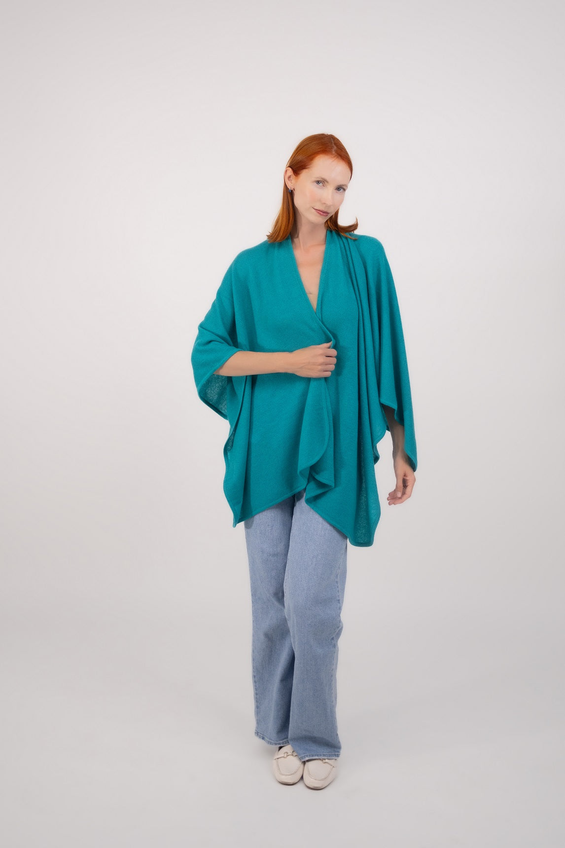Supreme Peacock Blue Cape