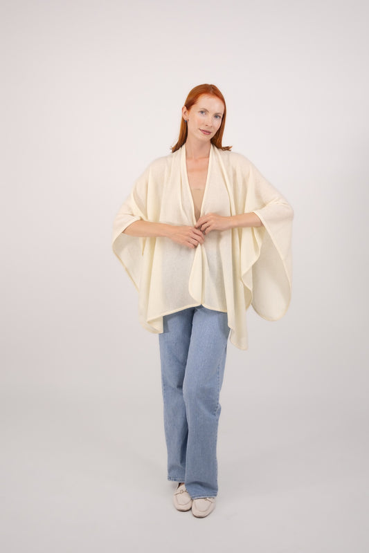 Supreme  Cloud Dancer Wrap Cape