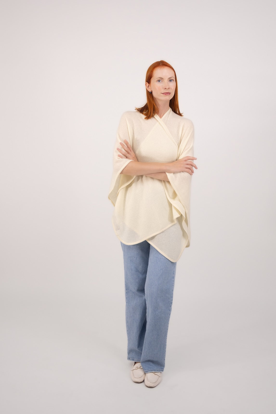 Supreme  Cloud Dancer Wrap Cape