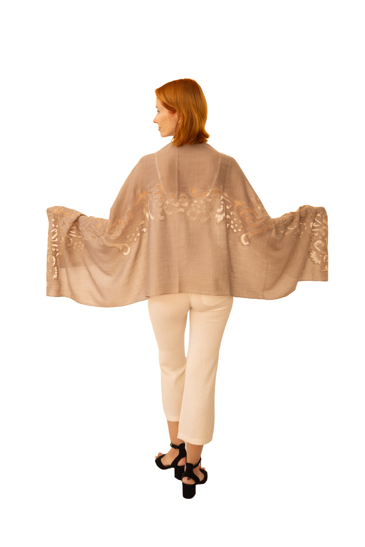 Embroider Cashmere Shawl