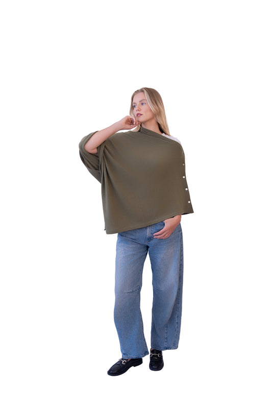 Button Poncho