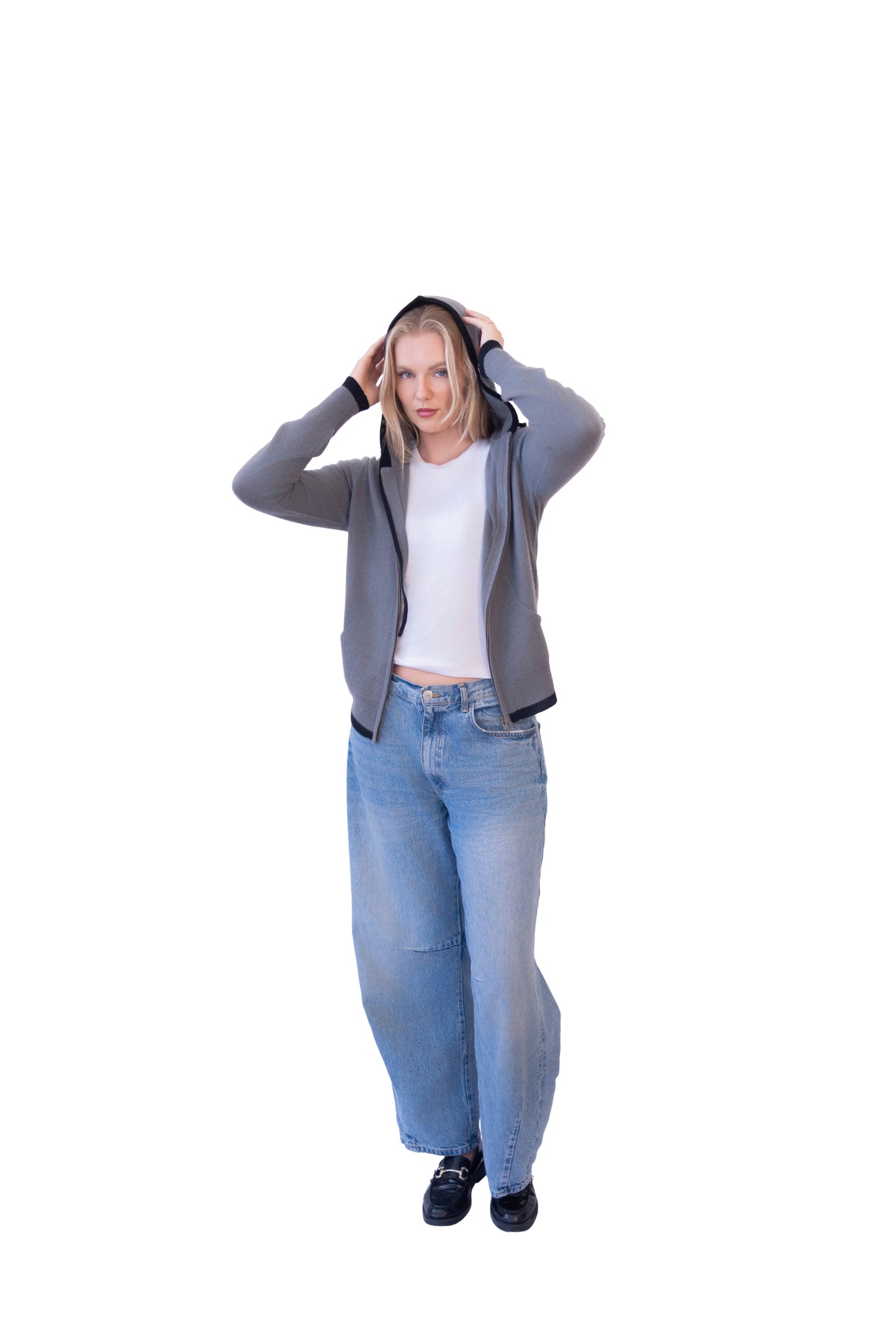 Trendy  Zip UP Hoodie