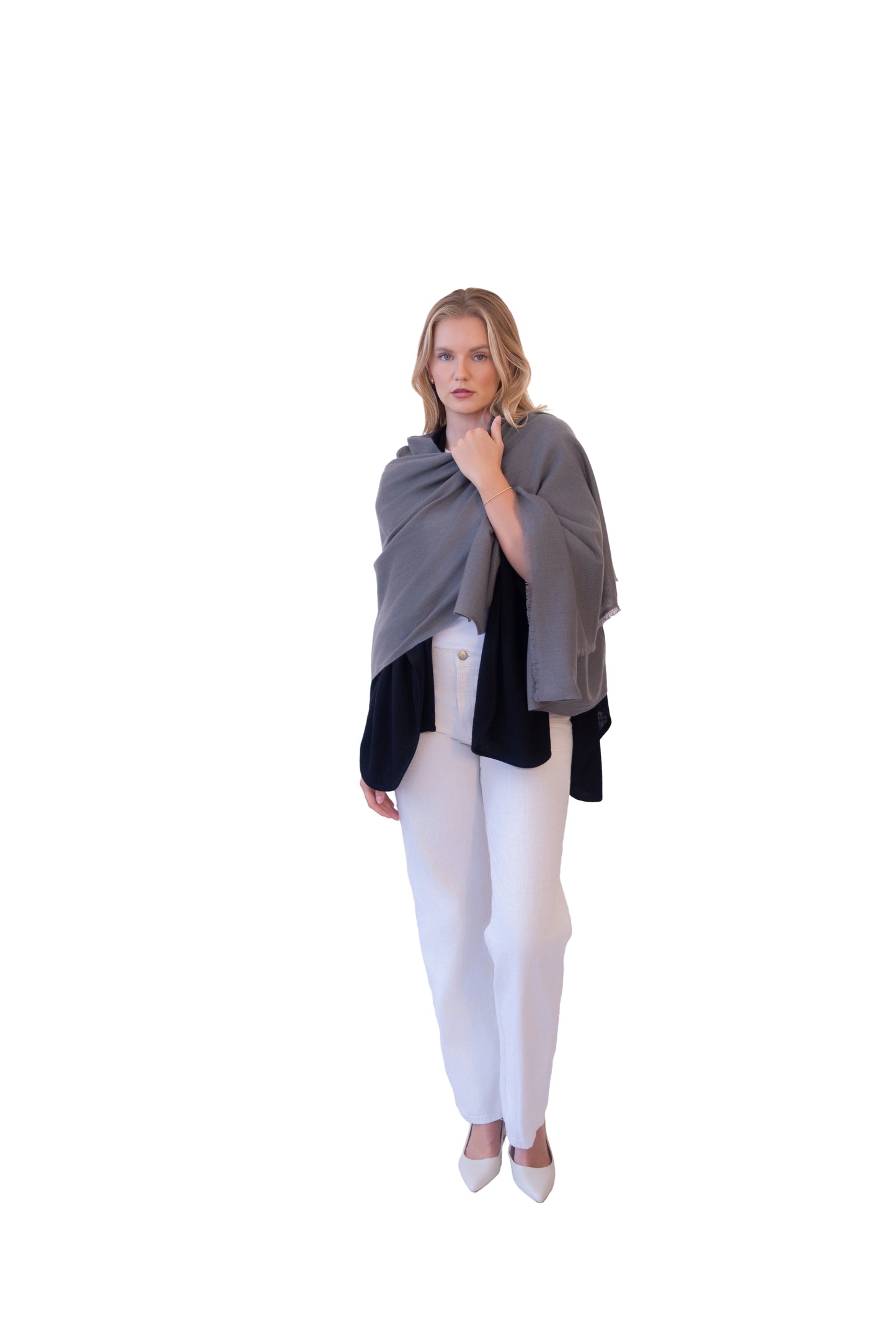 Woven Herringbone Shawl