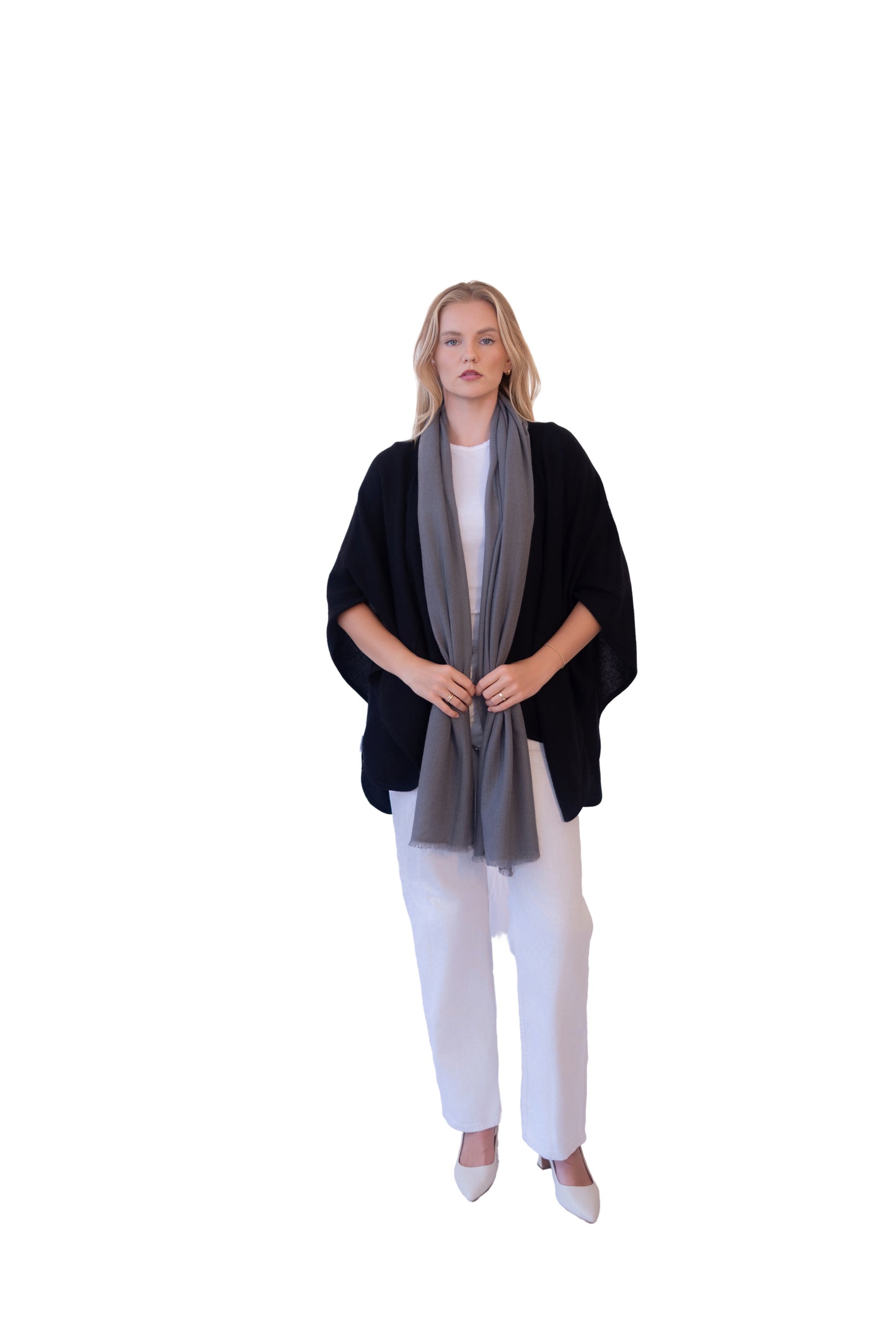 Woven Herringbone Shawl