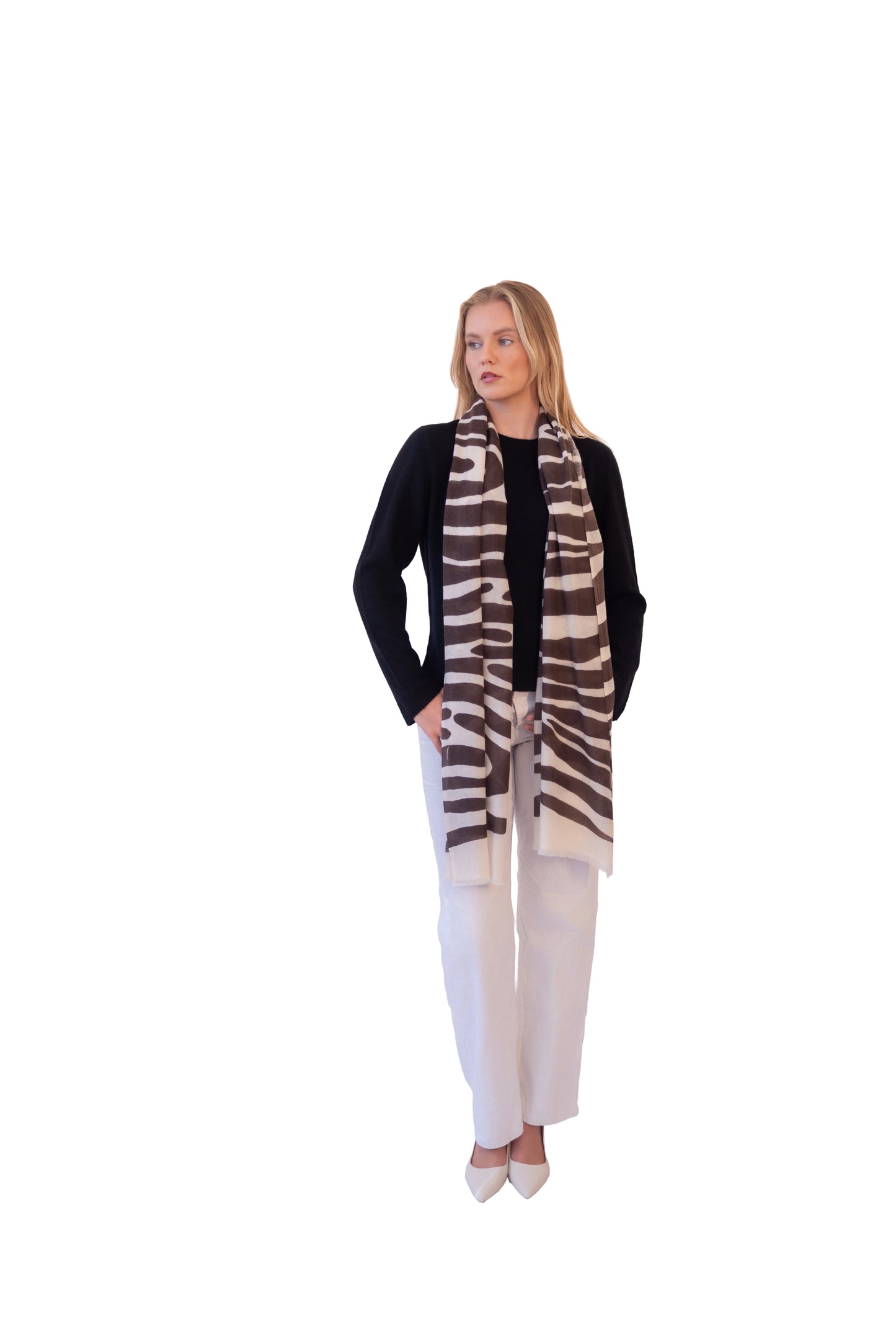 Zebra Print Scarf/Shawl