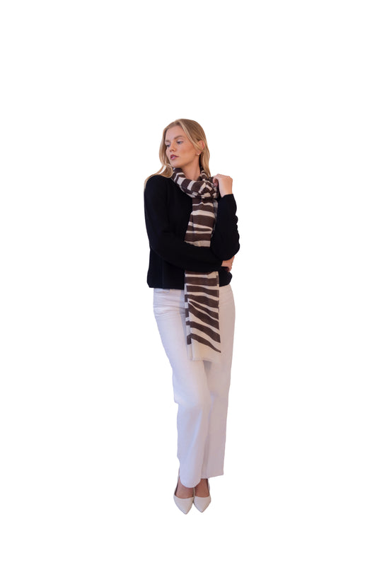 Zebra Print Scarf/Shawl