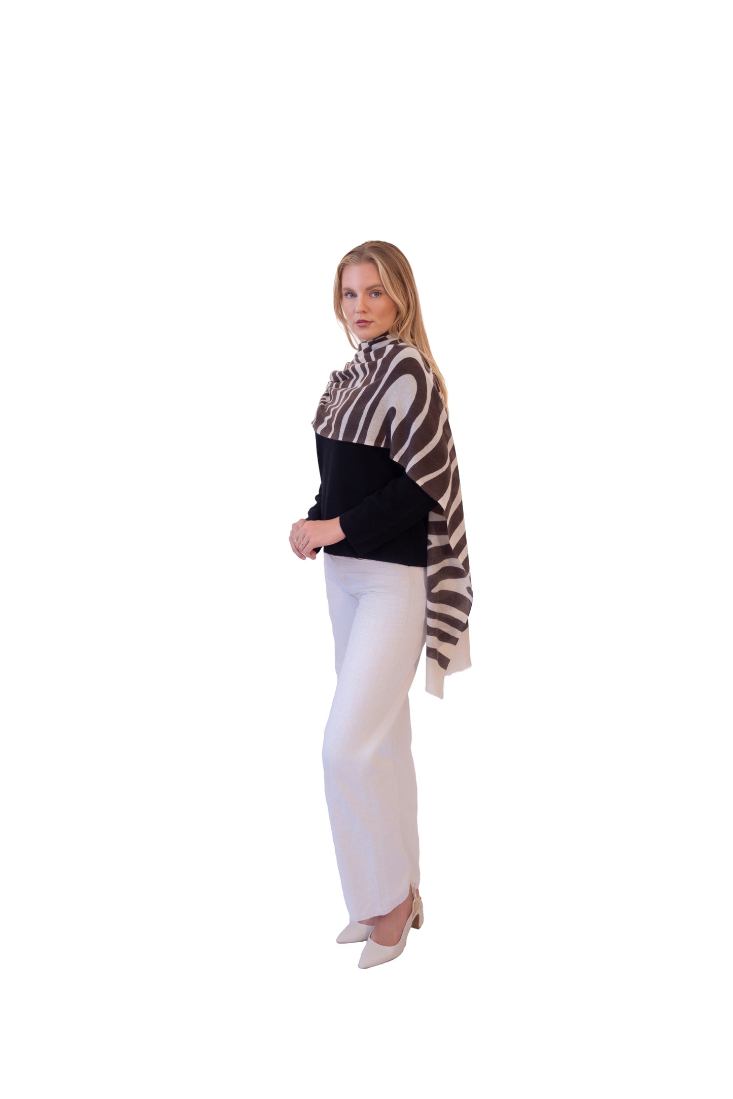 Zebra Print Scarf/Shawl