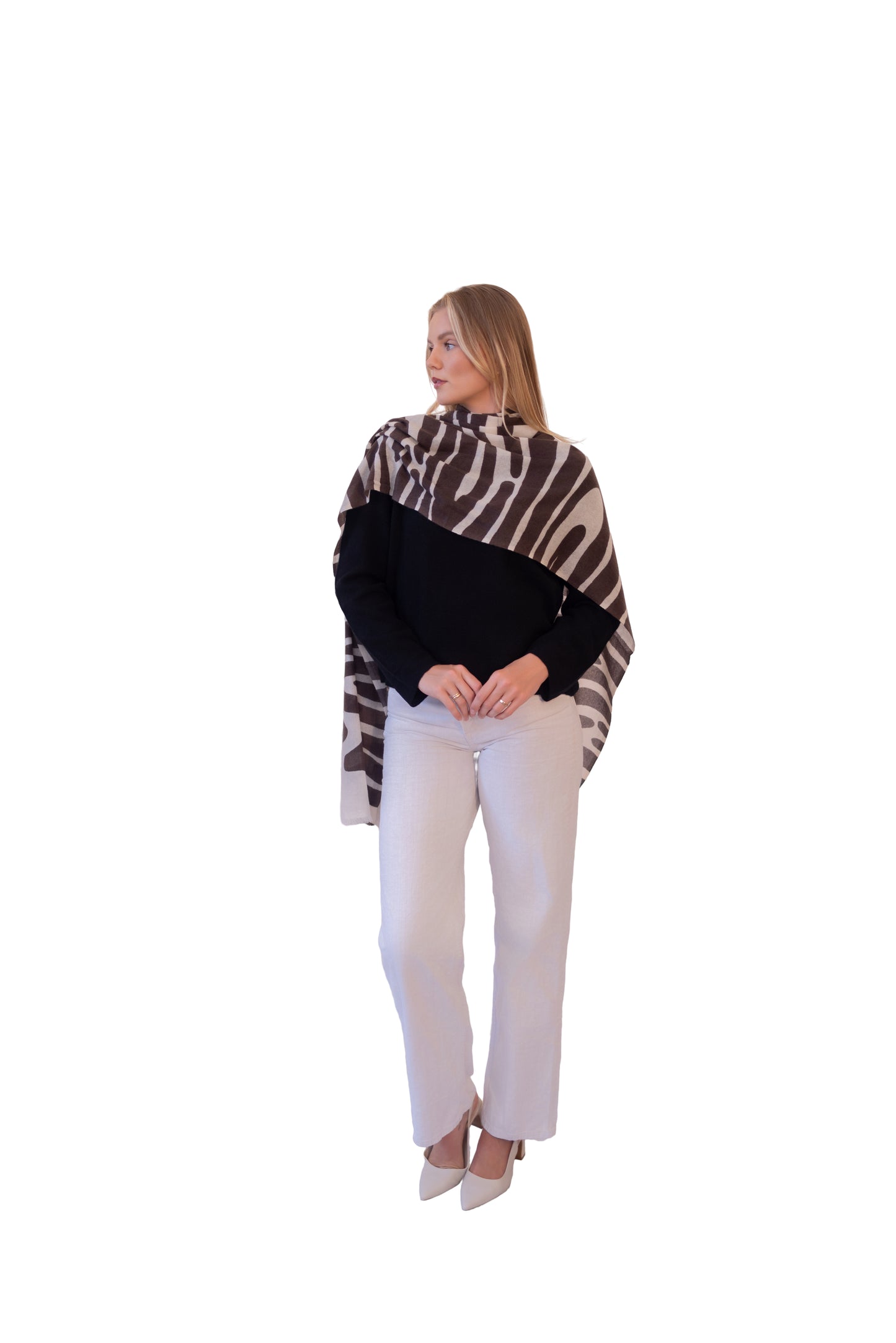Zebra Print Scarf/Shawl