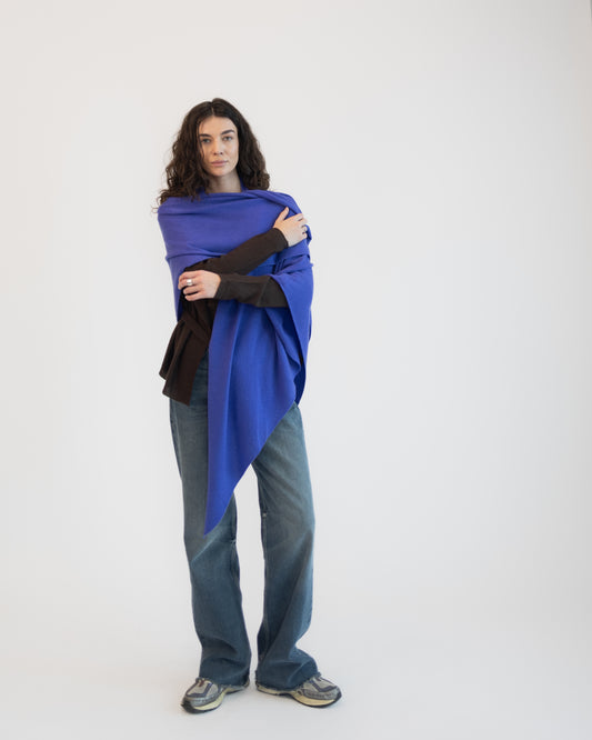 Periwinkle  Triangle wrap