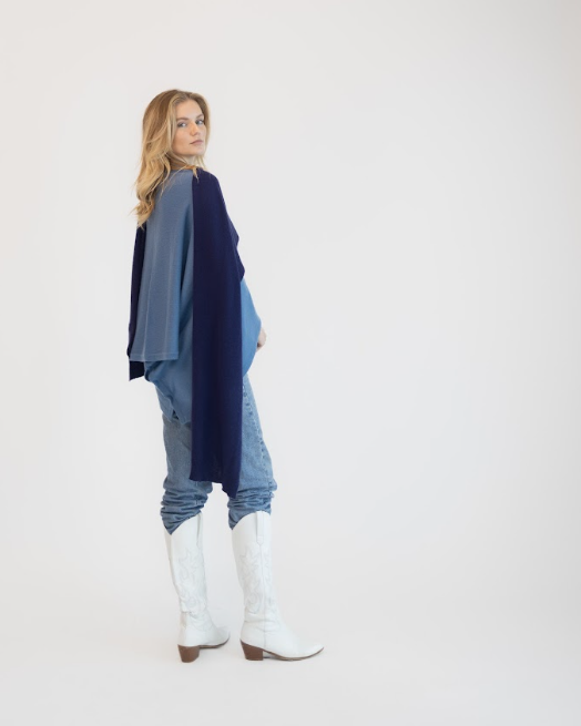 Knitted Striped Scarf Cashmere Men/ Woman